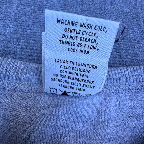 Alabama VTG Red Oak Sportswear Sweatshirt Adult Medium Gray Script Chenille Logo - Picture 7 of 7